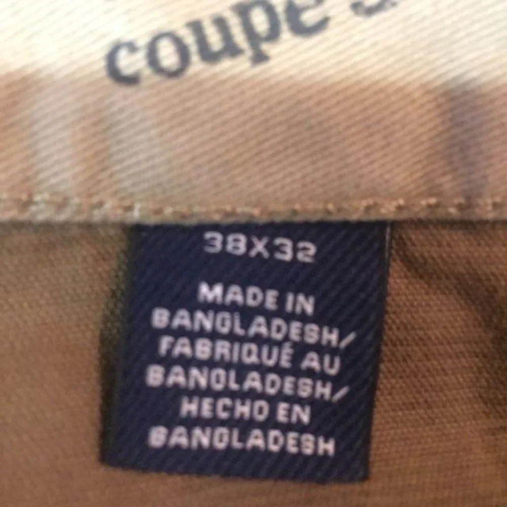 IZOD Pants Mens 38x32 Used Corduroy Casual Career Saltwater Wash Straight Cut